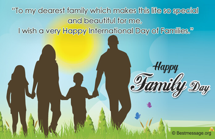 Happy Family Day Wishes, Messages images