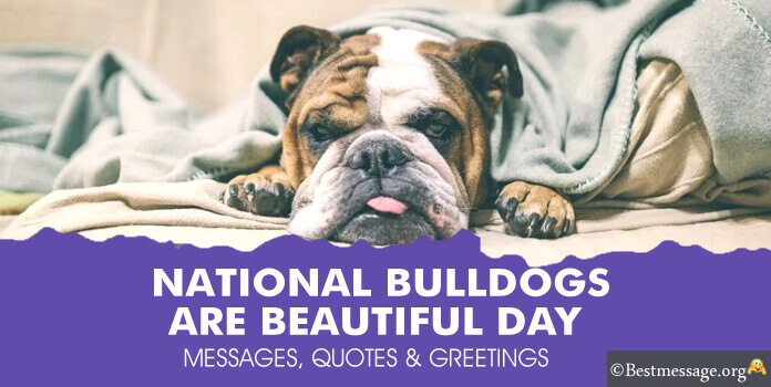 Bulldogs Are Beautiful Day Wishes Images Messages