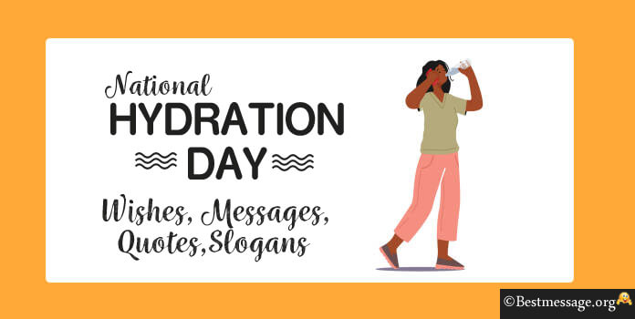 Hydration Day Quotes Messages