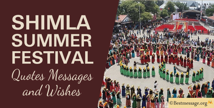 Shimla Summer Festival Wishes Status Messages