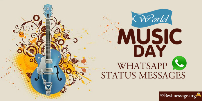 Music Day WhatsApp Status Messages