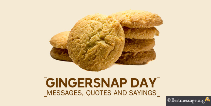 Happy Gingersnap Day Wishes Messages