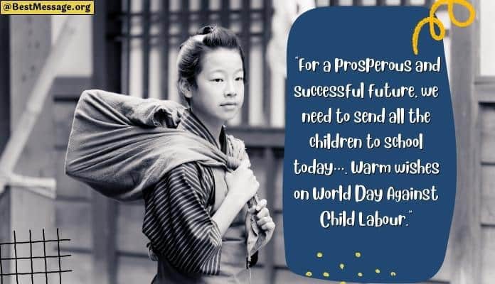 Child Labour Children's Messages