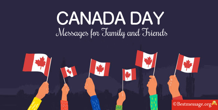 Canada Day Messages for Family and Friends