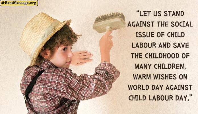 World Day Against Child Labour Wishes image