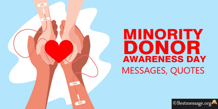 Minority Donor Awareness Day Quotes, Messages