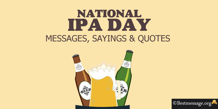 National IPA Day Messages