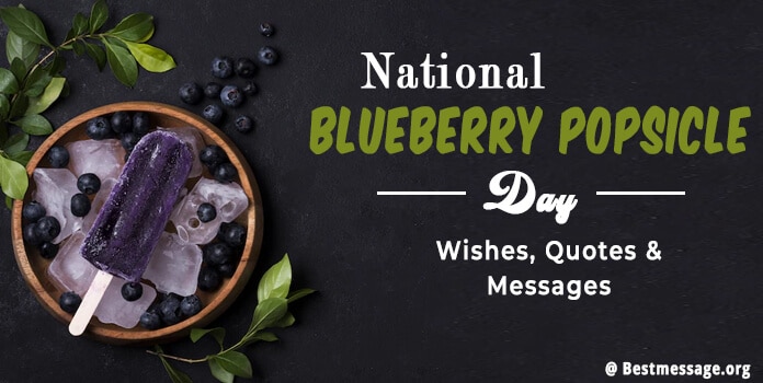 National Blueberry Popsicle Day Wishes, Quotes & Messages