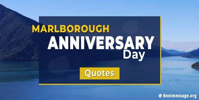 Marlborough Anniversary Day Messages Quotes