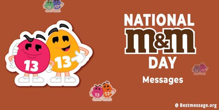National M&M Day Wishes, Messages, Quotes