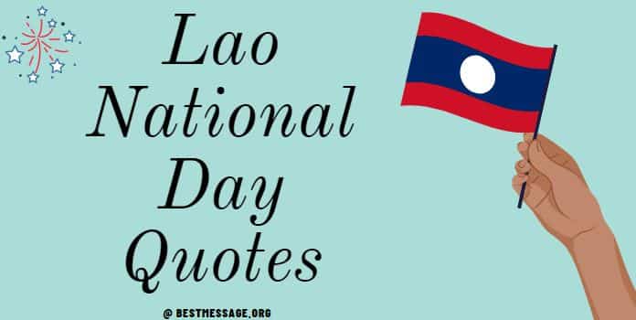 Lao National Day Quotes, Wishes images