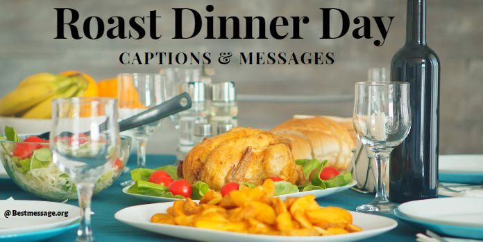 Roast Dinner Day Messages, Roast Dinner Captions & Quotes