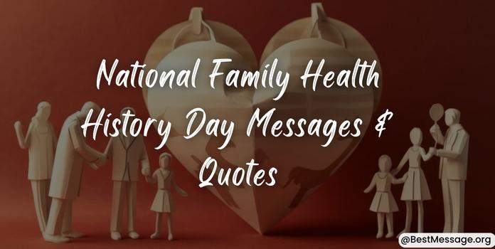 National family health history Day