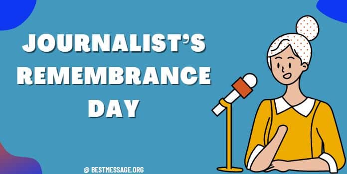 Journalists Remembrance Day