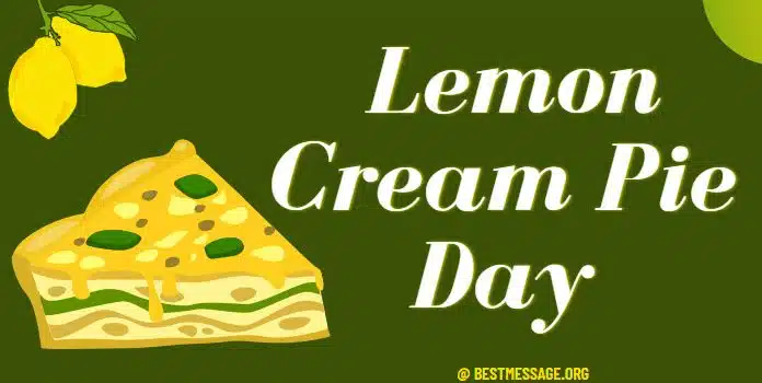 Lemon Cream Pie Day