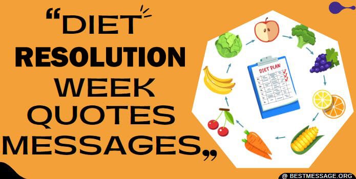 Motivational Diet Resolution Quotes message
