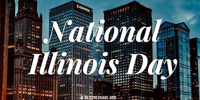 National Illinois Day Messages Images
