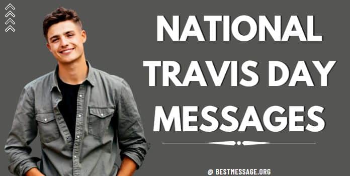 National Travis Day Messages images