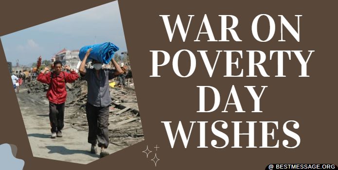 War on Poverty Day Messages, Quotes