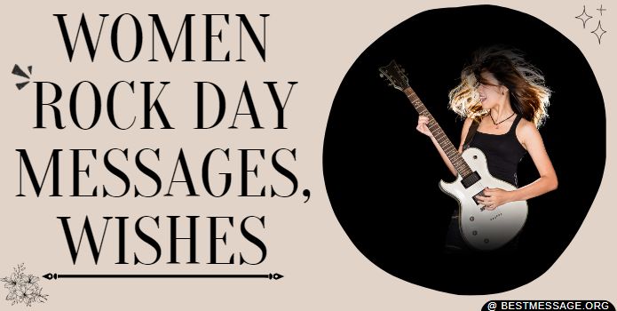 Women Rock Day Quotes messages