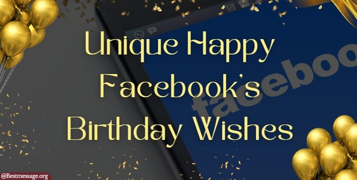 Happy Facebook Birthday Wishes, Messages