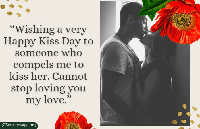 Happy Kiss Day Quotes Messages