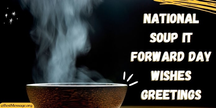 National Soup it Forward Day Wishes Images