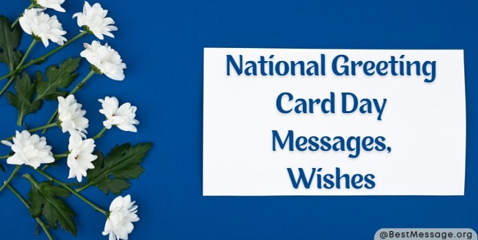 National Greeting Card Day Messages, Wishes