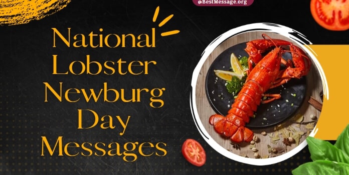 Lobster Newburg Day Wishes Messages, Greetings