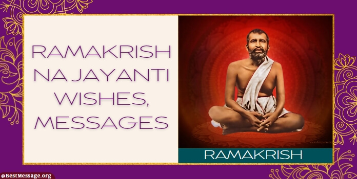 Ramakrishna Jayanti Wishes, Messages