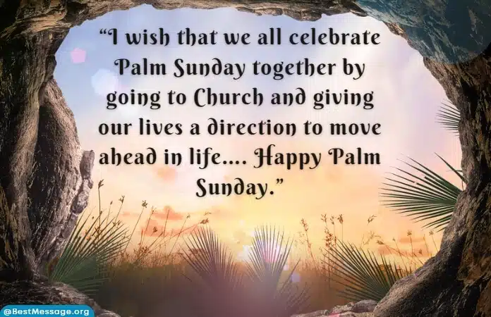 Palm Sunday Wishess Messages for Family