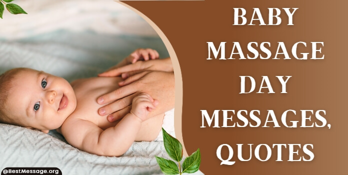Baby Massage Day Messages, Quotes