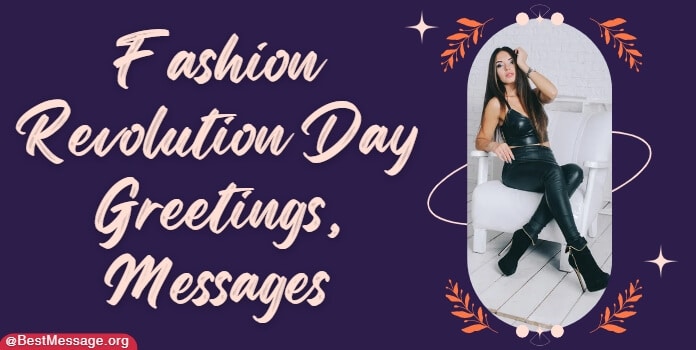 Fashion Revolution Day Greetings, Messages