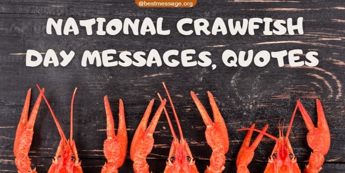 National Crawfish Day Messages, Quotes
