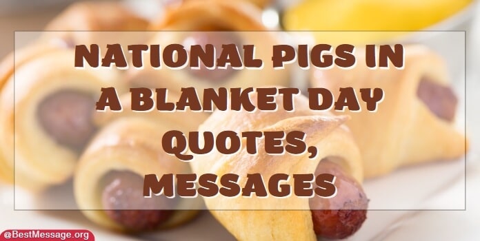 National Pigs in a Blanket Day Quotes, Messages