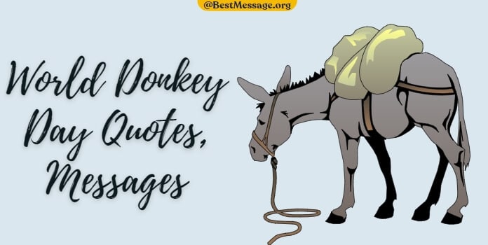 Donkey Day Messages, Quotes Image