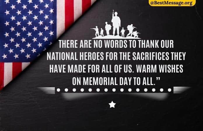 Thank you Memorial Day Quotes Messages
