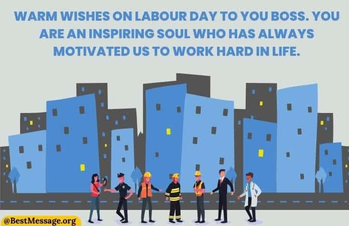 Labor Day Wishes to Boss