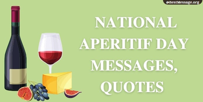National Aperitif Day Messages, Quotes