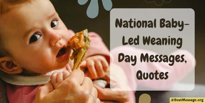 National Baby-Led Weaning Day Messages, Quotes