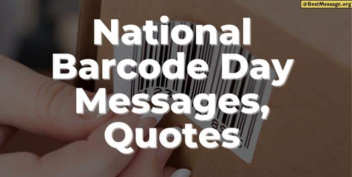 National Barcode Day Messages, Quotes