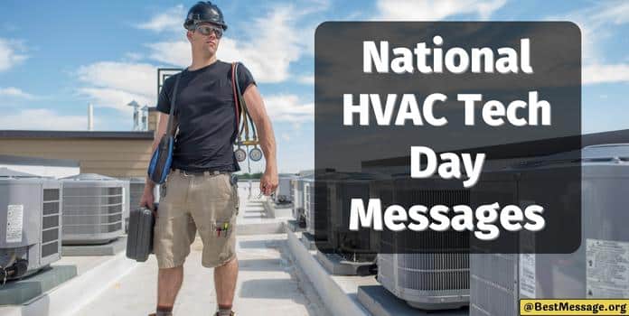 HVAC Tech Day Messages, Quotes