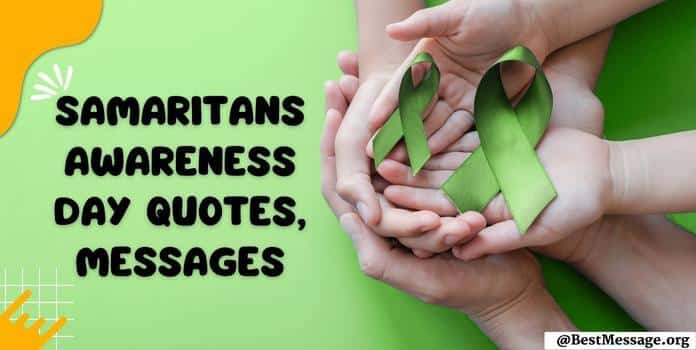 Samaritans Awareness Day Quotes, Messages