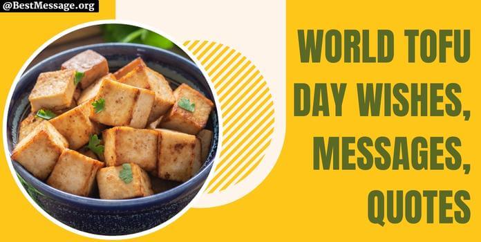 World Tofu Day Wishes, Messages, Quotes images