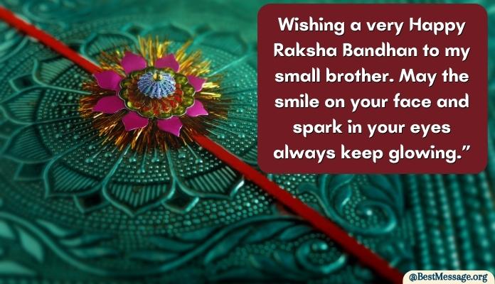 Raksha Bandhan Messages for Small Brother
