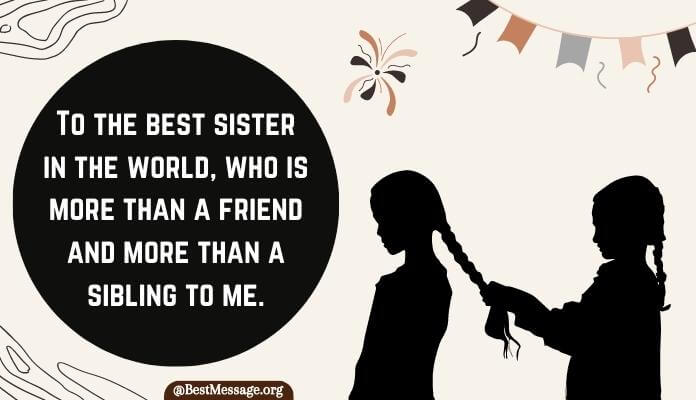 Happy Sisters Day Status