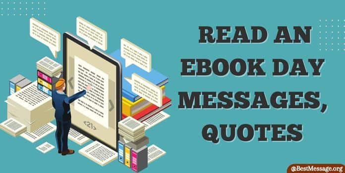 Read An Ebook Day Messages, Ebook Quotes