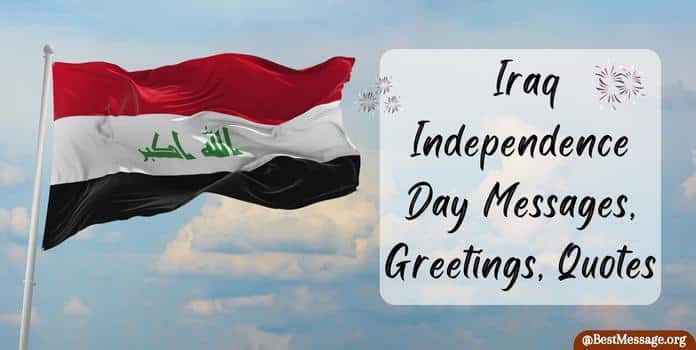 Iraq Independence Day Messages Wishes