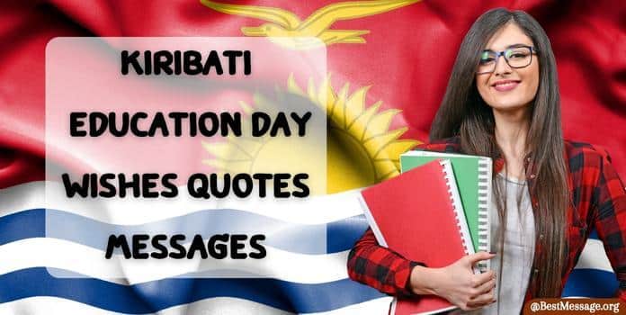 Kiribati Education Day Wishes, Quotes Image