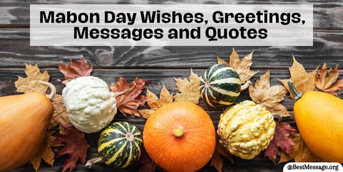 Mabon Day Greetings, Messages